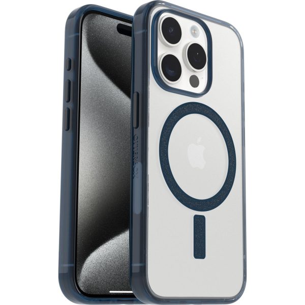 iPhone 15 Pro Lumen Series Case for MagSafe Mako (Blue) | OtterBox Apple iPhone