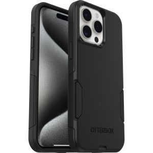 iPhone 15 Pro Max Commuter Series Case Black | OtterBox Apple iPhone