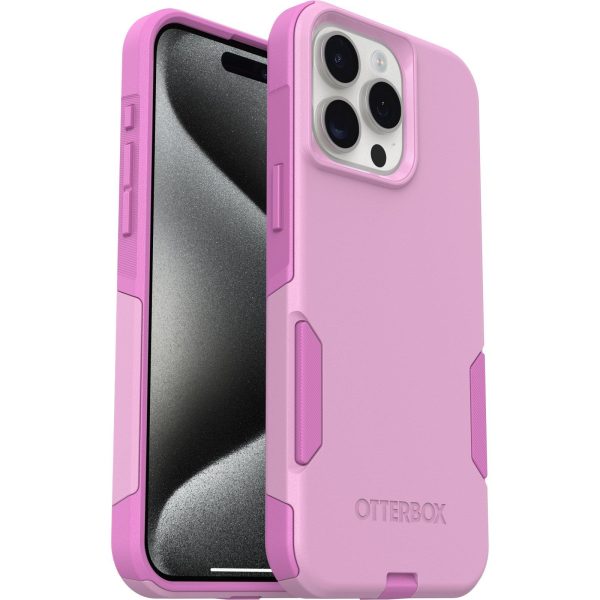 iPhone 15 Pro Max Commuter Series Case Run Wildflower (Pink) | OtterBox Apple iPhone