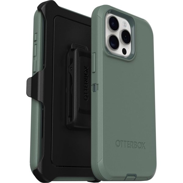 iPhone 15 Pro Max Defender Series Case Forest Ranger (Green) | OtterBox Apple iPhone