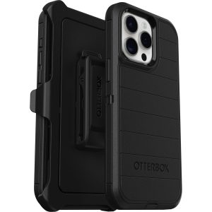 iPhone 15 Pro Max Defender Series Pro Case Black | OtterBox Apple iPhone