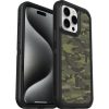 iPhone 15 Pro Max Defender Series XT Clear Case for MagSafe Woodland Camo (Clear / Black) | OtterBox Apple iPhone