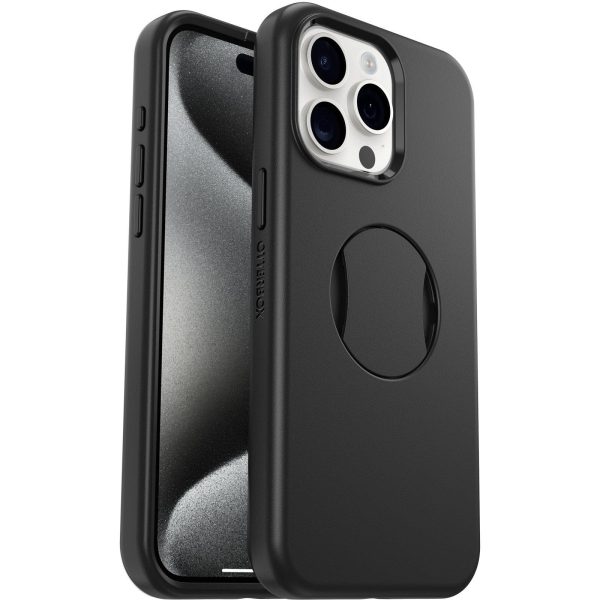 iPhone 15 Pro Max OtterGrip Symmetry Series for MagSafe Case Black | OtterBox Apple iPhone