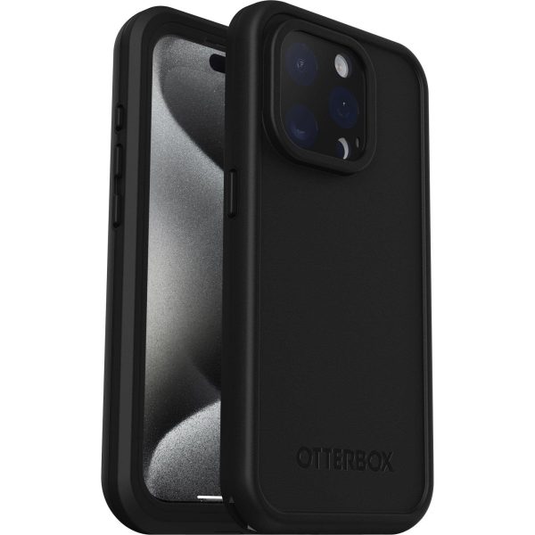 iPhone 15 Pro OtterBox Frē Series Case for MagSafe Black | OtterBox Apple iPhone