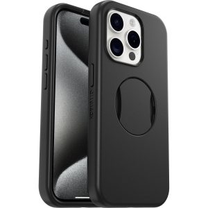 iPhone 15 Pro OtterGrip Symmetry Series for MagSafe Case Black | OtterBox Apple iPhone