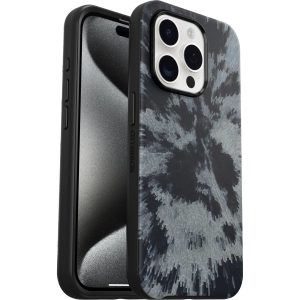 iPhone 15 Pro Symmetry Series Case for MagSafe Burnout Sky (Black) | OtterBox Apple iPhone