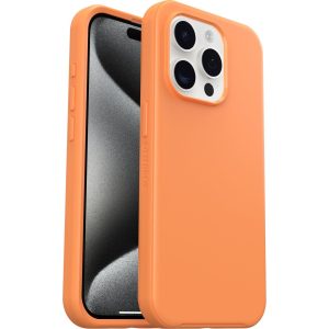 iPhone 15 Pro Symmetry Series Case for MagSafe Sunstone (Orange) | OtterBox Apple iPhone