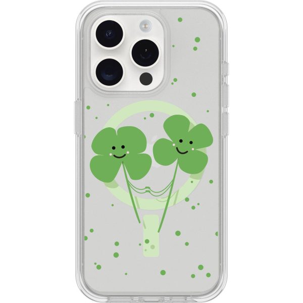 iPhone 15 Pro Symmetry Series Clear for MagSafe Clovers Case Clovers (Limited Edition) | OtterBox Apple iPhone