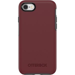 iPhone SE (3rd and 2nd gen) and iPhone 8/7 Symmetry Series Case Fine Port (Maroon / Grey) | OtterBox Apple iPhone