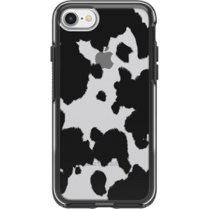 iPhone SE (3rd and 2nd gen) and iPhone 8/7 Symmetry Series Clear Case Cow Print | OtterBox Apple iPhone