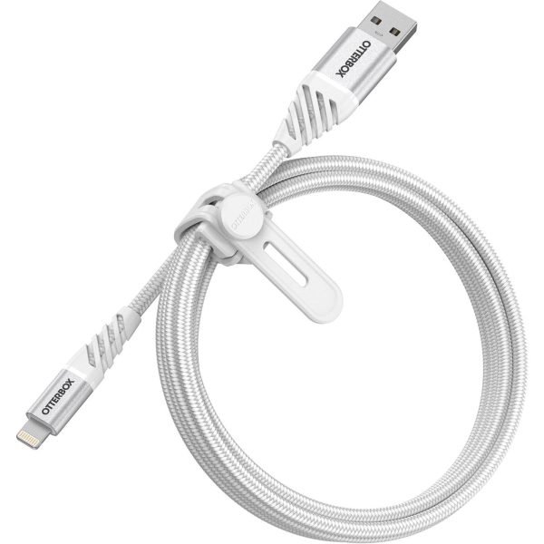 Lightning to USB-A Cable – Premium Cloud White | OtterBox Cables