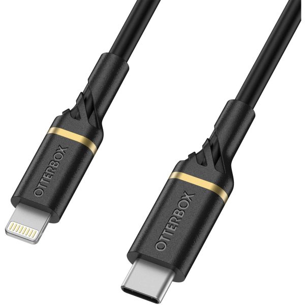 Lightning to USB-C Fast Charge Cable Black Shimmer | OtterBox Cables