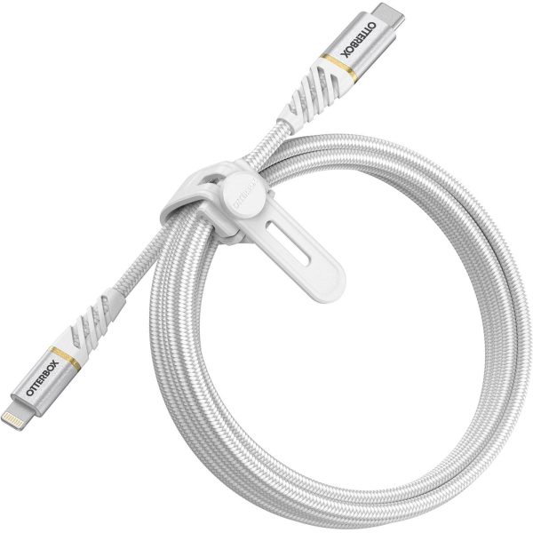 Lightning to USB-C Fast Charge Cable – Premium Cloudy Sky (White) | OtterBox Cables