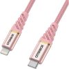 Lightning to USB-C Fast Charge Cable – Premium Shimmer Rose (Pink) | OtterBox Cables