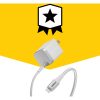 Premium Pro Fast Charge Lightning to USB-C Wall Charging Kit – 30W Lunar Light (White) | OtterBox Wall Charging