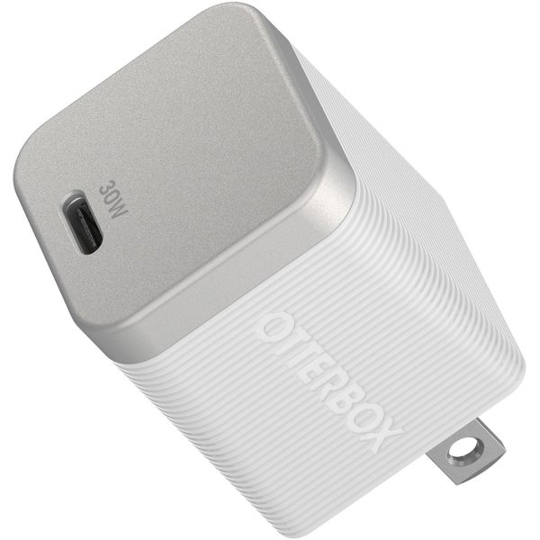 Premium Pro Fast Charge USB-C Wall Charger – 30W Lunar Light (White) | OtterBox Wall Charging