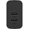 USB-A Dual Port Wall Charger, 24W Combined Black | OtterBox Wall Charging