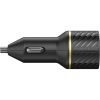 USB-C Fast Charge Dual Port Car Charger, 50W Combined Black Shimmer | OtterBox Car Charging