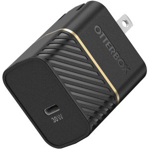 USB-C Fast Charge Wall Charger, 30W Black Shimmer | OtterBox Wall Charging