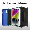 iPhone 14 Defender Series Case Rain Check (Blue) | OtterBox Apple iPhone