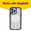 iPhone 14 Pro Max Defender Series XT Clear Case with MagSafe Black Crystal (Clear/Black) | OtterBox Apple iPhone