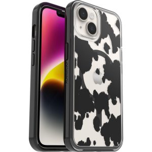 iPhone 14 Symmetry Series Clear for MagSafe Case Cow Print | OtterBox Apple iPhone