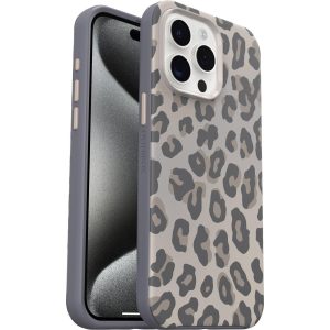 iPhone 15 Pro Max Symmetry Series Case for MagSafe Wild Cat (Grey) | OtterBox Apple iPhone