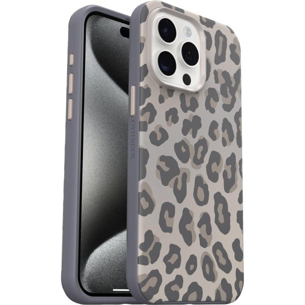 iPhone 15 Pro Max Symmetry Series Case for MagSafe Wild Cat (Grey) | OtterBox Apple iPhone